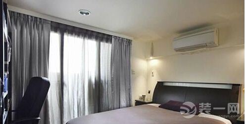 卧室飘窗窗帘装修效果图