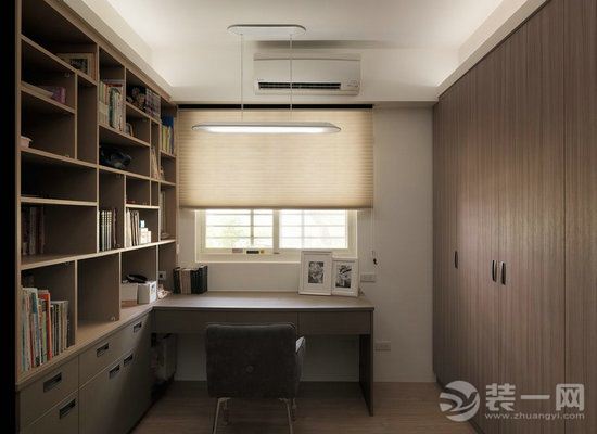 小户型二手房书房改造效果 巧设计实用收纳空间